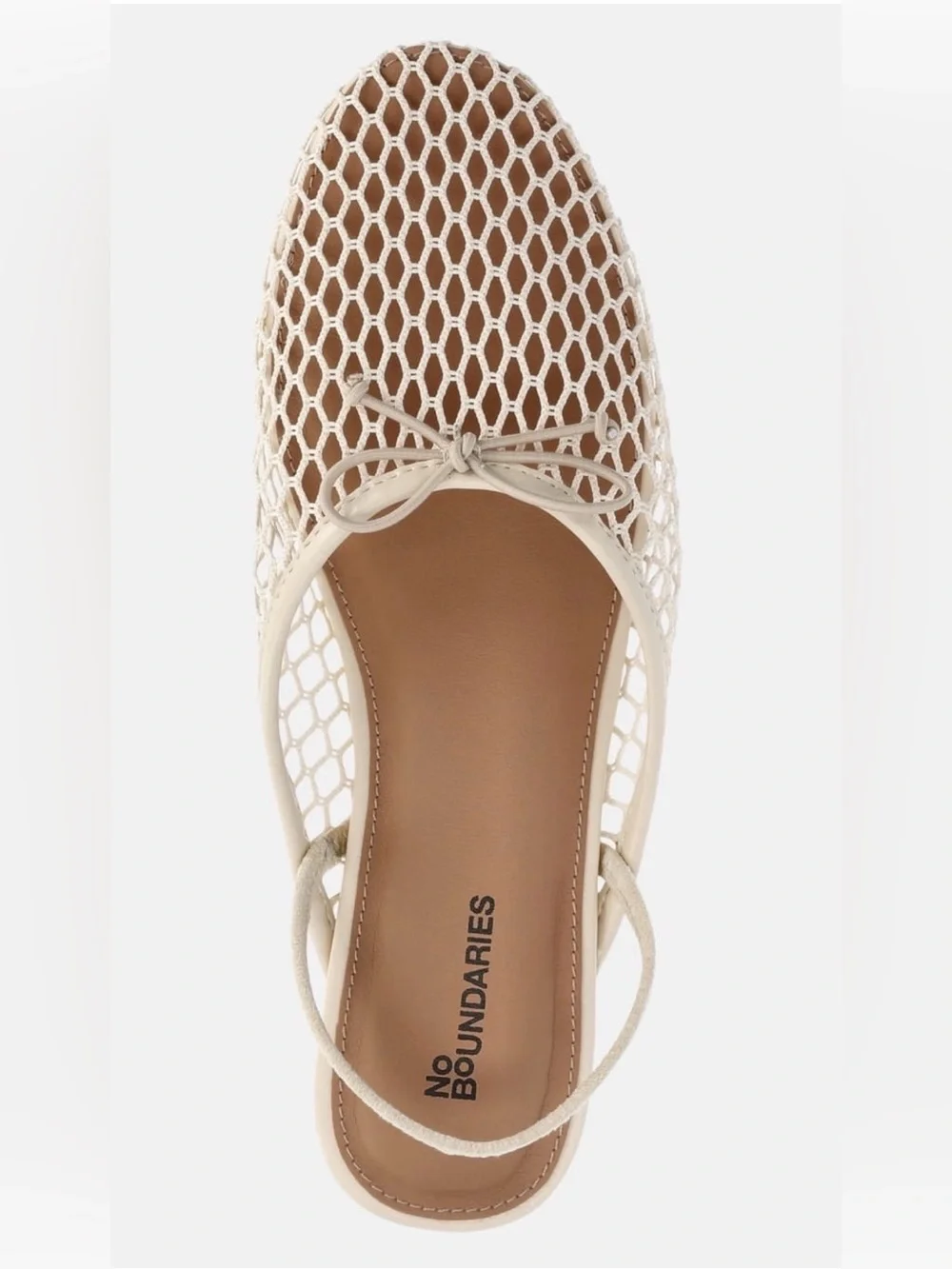 No Boundaries Mesh Slingback Ballet Flats- 7